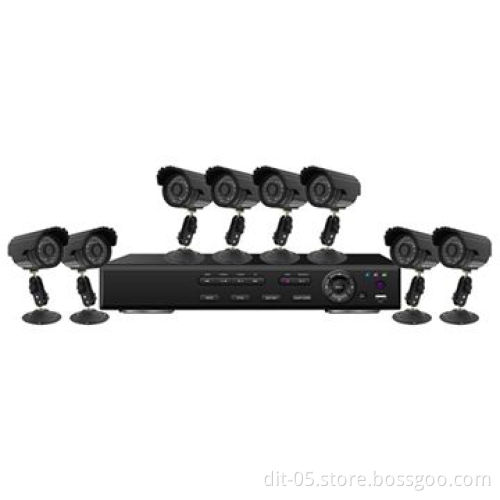8CH DVR Kit with 2CH D1/6CH CIF, Alarm Interface, 8pcs 420TVL CMOS Camera